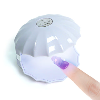 Shell-Shaped LED/UV Nail Lamp