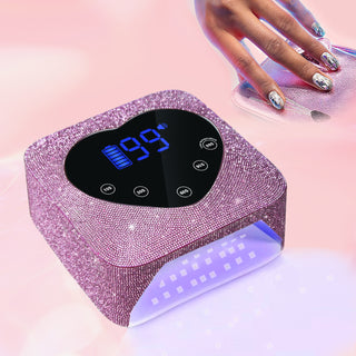 Dual Powerful Light Source UV/LED Pink Nail Lamp