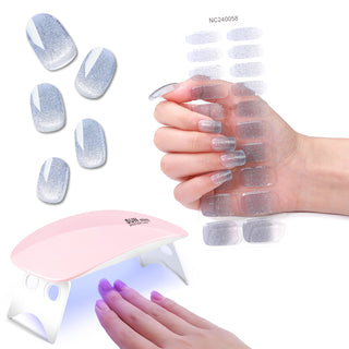 Romantic Starlight Series | Gel Nail Strips LED nail Lamp Kit