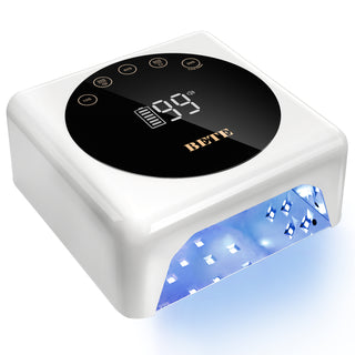 78W Rechargeable UV/LED White Nail Lamp