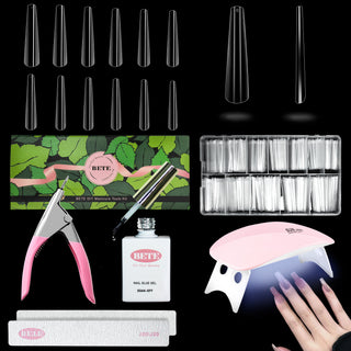 Nail Tips and Glue Gel Nail Kit-BFN-B