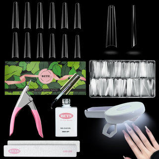 Nail Tips and Glue Gel Nail Kit-BFN-A