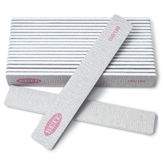 10pcs Professional Nail Files, 100/180 Grit, Double-Sided, Reusable Emery Boards