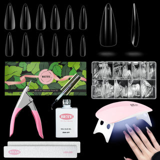 Nail Tips and Glue Gel Nail Kit-BFN-B