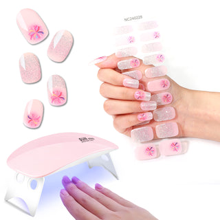 Splendid fireworks | Gel Nail Strips LED nail Lamp Kit