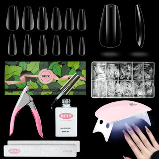 Nail Tips and Glue Gel Nail Kit-BFN-B