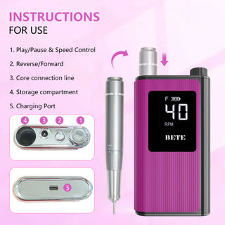BETE Professional Nail Drill Machine