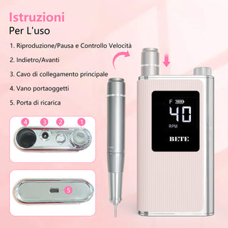 BETE Professional Nail Drill Machine