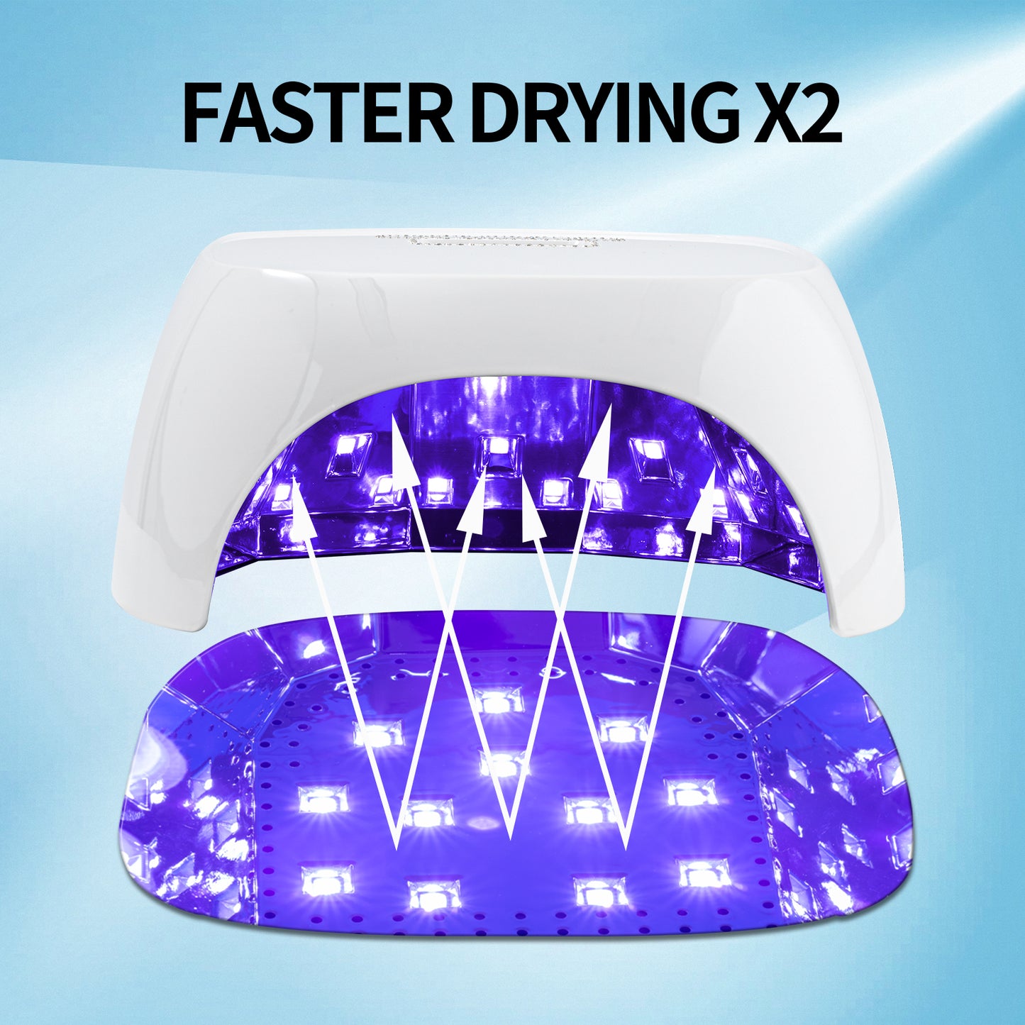 Cordless UV LED Nail Lamp, BETE 78W Rechargeable LED Nail
