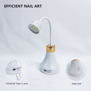 Voice-controlled rose LED/UV Nail Lamp