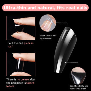 Nail Tips and Glue Gel Nail Kit-BFN-A