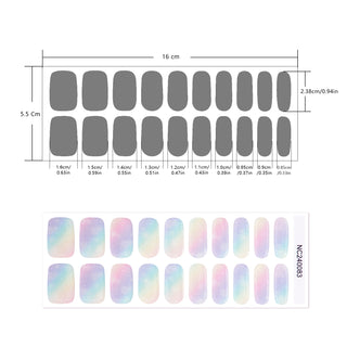 Rosy clouds | Gel Nail Strips LED nail Lamp Kit