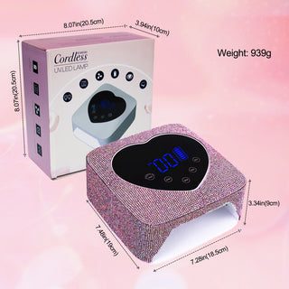 Dual Powerful Light Source UV/LED Pink Nail Lamp