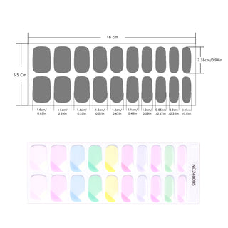 Rainbow Series | Gel Nail Strips LED nail Lamp Kit