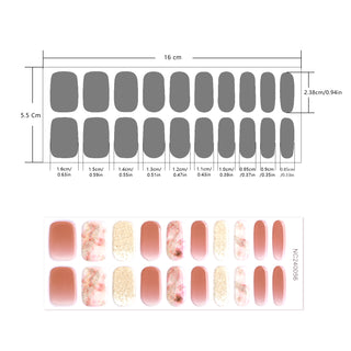 Sunset glow | Gel Nail Strips LED nail Lamp Kit