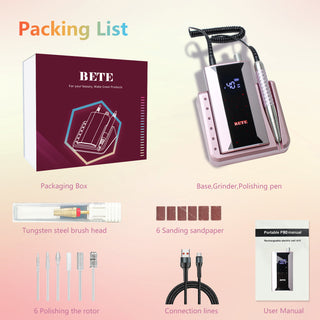 BETE Professional Nail Drill Machine