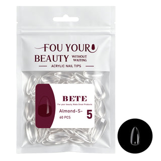 BETE Nail Tips - Almond-Shaped Nail Tip Refill Bag