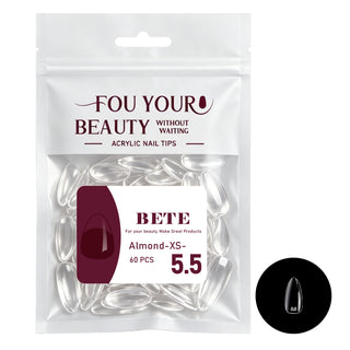 BETE Nail Tips - Almond-Shaped Nail Tip Refill Bag